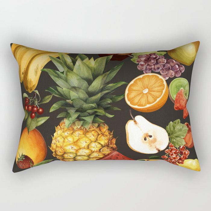 Fruits Botanical Art 1 Rectangular Pillow Gallery Image 1