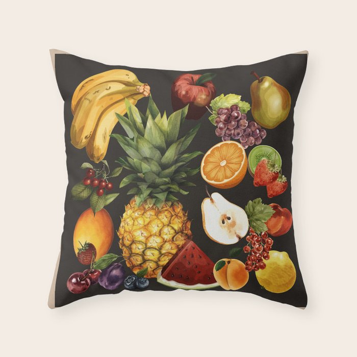 Fruits Botanical Art 1 Throw Pillow Gallery Image 6