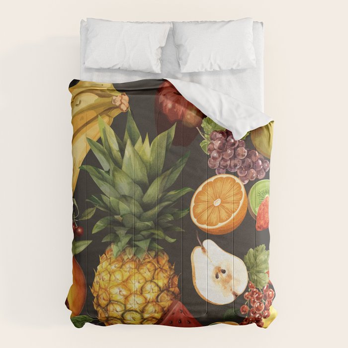 Fruits Botanical Art 1 Comforter Gallery Image 1
