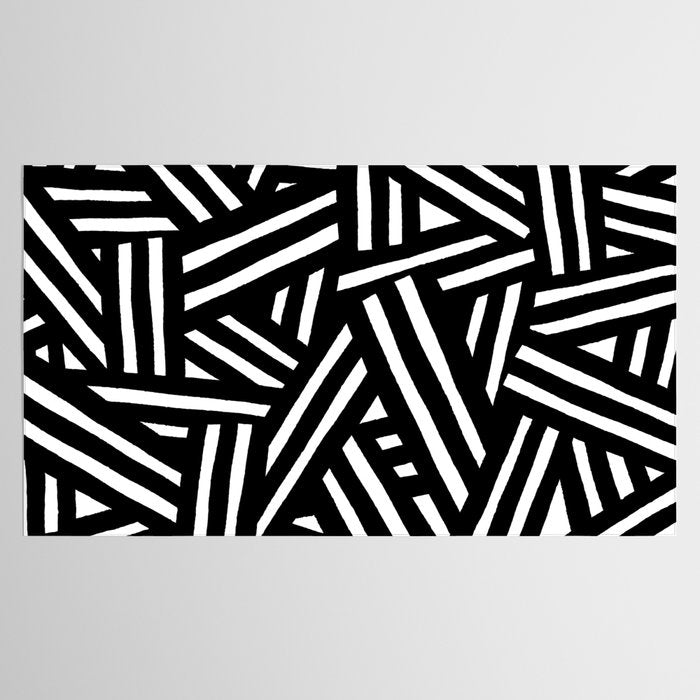 Monochrome 01 Tablecloth Gallery Image 2