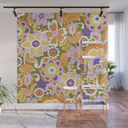 1970s Retro Pattern Wall Mural Gallery Image 1