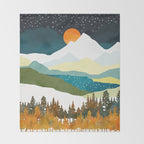 Winters Night Throw Blanket Gallery Image 2