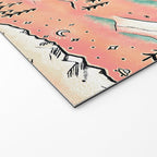 Monte Vista - pink peach and teal Welcome Mat Gallery Image 2