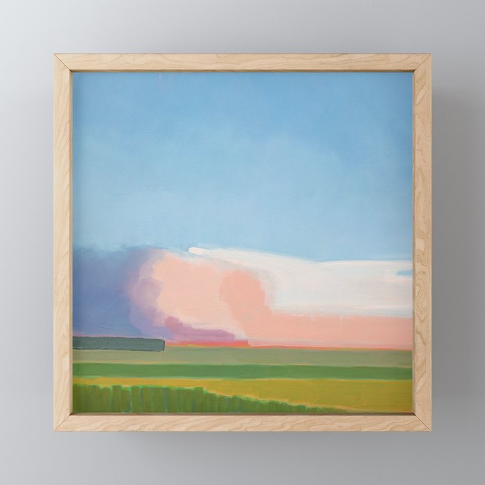 Abstract Evening Landscape  Mini Art Print Gallery Image 1