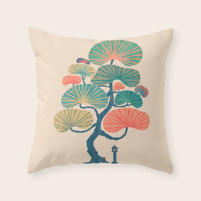 Japan garden Throw Pillow Gallery Image 6