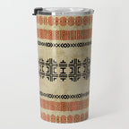 Orange Linen Mud Cloth Travel Mug Gallery Image 3