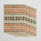 Orange Linen Mud Cloth Wrapping Paper Gallery Image 3