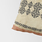 Orange Linen Mud Cloth Pillow Sham Gallery Image 4