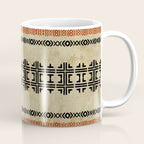 Orange Linen Mud Cloth Coffee Mug Gallery Image 1