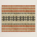 Orange Linen Mud Cloth Jigsaw Puzzle Gallery Image 1