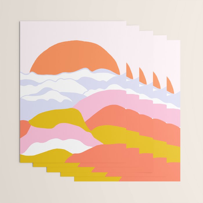 above the clouds Wrapping Paper Gallery Image 3