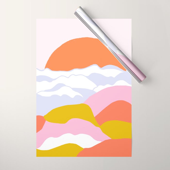 above the clouds Wrapping Paper Gallery Image 1