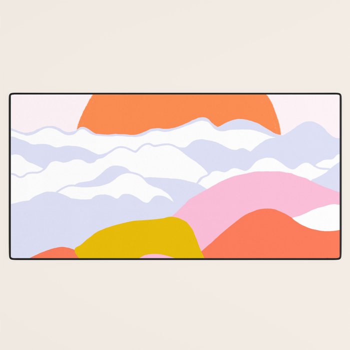 above the clouds Desk Mat Gallery Image 3