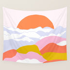 above the clouds Wall Tapestry Gallery Image 4