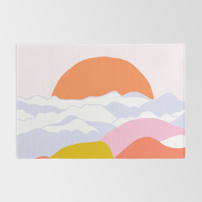 above the clouds Rug Gallery Image 2