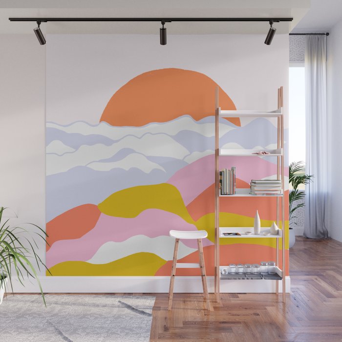 above the clouds Wall Mural Gallery Image 1