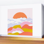 above the clouds Wall Mural Gallery Image 2