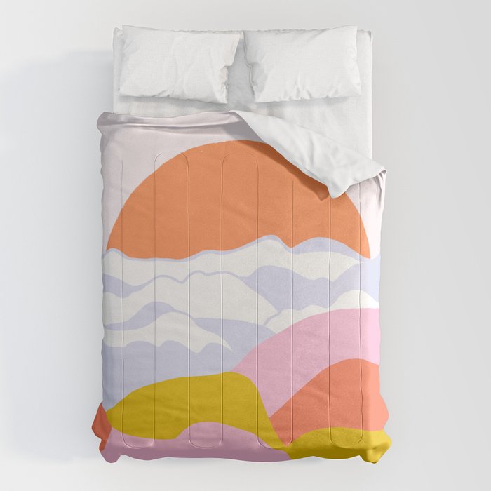 above the clouds Comforter Gallery Image 6