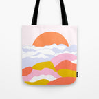 above the clouds Tote Bag Gallery Image 1