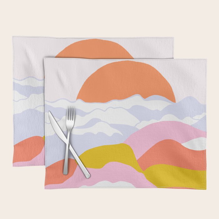 above the clouds Placemat Gallery Image 1