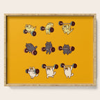 Olympic Lifting Cat Serving Tray Gallery Image 1