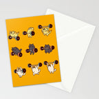 Olympic Lifting Cat Stationery Card Gallery Image 2