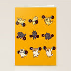 Olympic Lifting Cat Stationery Card Gallery Image 2
