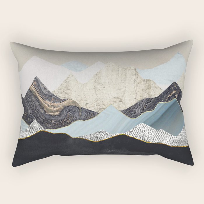 Silent Dusk Rectangular Pillow Gallery Image 1