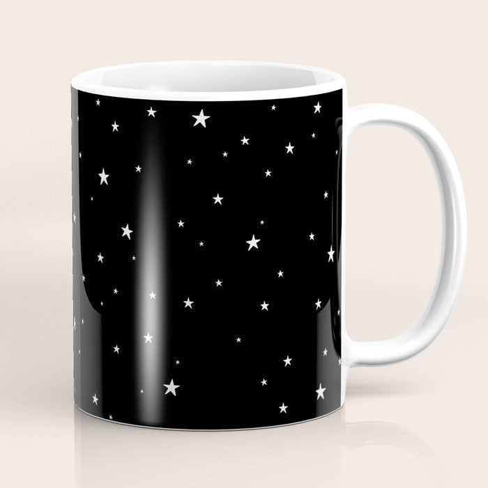 Tiny Stars Dark Coffee Mug Gallery Image 1