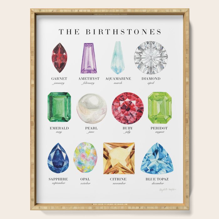 The Birthstones Serving Tray Gallery Image 1