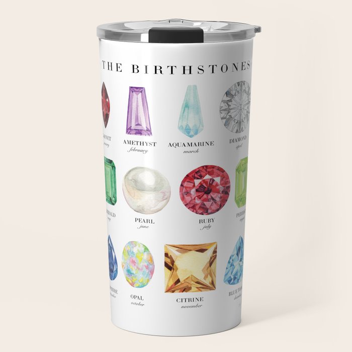 The Birthstones Travel Mug Gallery Image 1