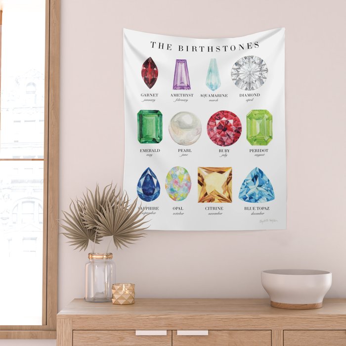 The Birthstones Wall Tapestry Gallery Image 2