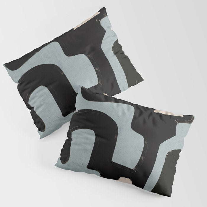 Modern Abstract Minimal Shapes 114 Pillow Sham Gallery Image 1
