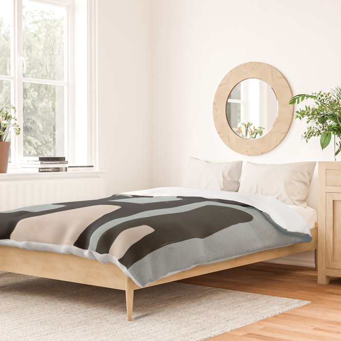 Modern Abstract Minimal Shapes 114 Duvet Cover Gallery Image 2