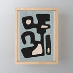 Modern Abstract Minimal Shapes 114 Mini Art Print Gallery Image 1