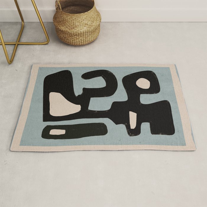 Modern Abstract Minimal Shapes 114 Rug Gallery Image 1