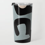 Modern Abstract Minimal Shapes 114 Travel Mug Gallery Image 3