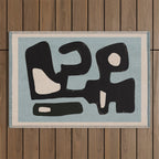 Modern Abstract Minimal Shapes 114 Outdoor Rug Gallery Image 1