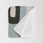 Modern Abstract Minimal Shapes 114 Throw Blanket Gallery Image 3