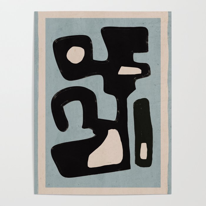 Modern Abstract Minimal Shapes 114 Poster Gallery Image 1