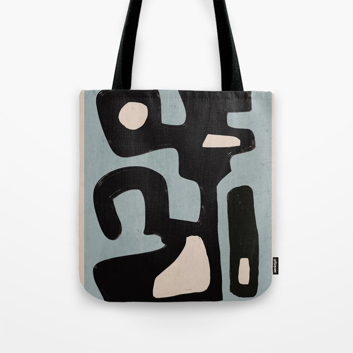 Modern Abstract Minimal Shapes 114 Tote Bag Gallery Image 1