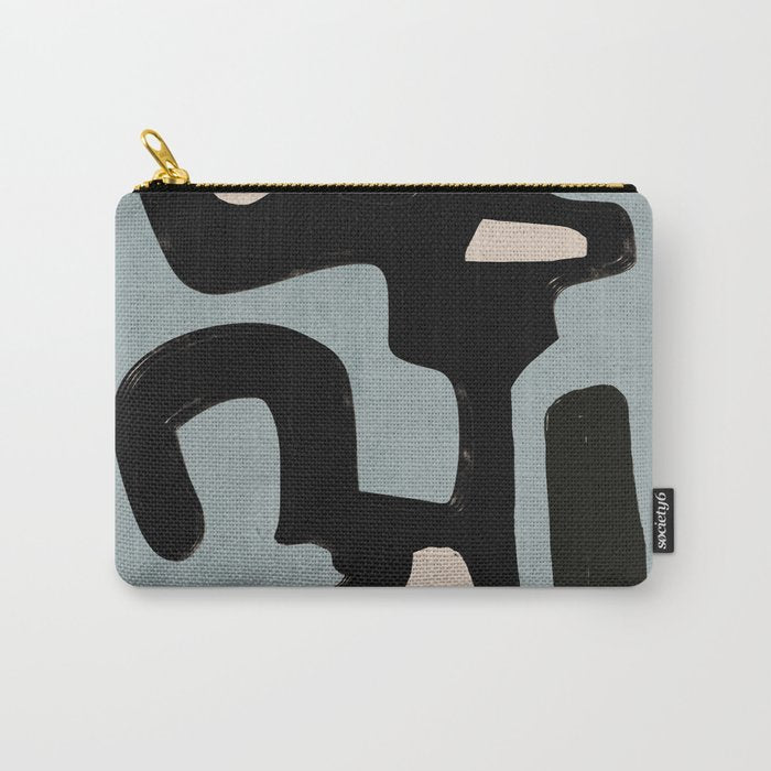 Modern Abstract Minimal Shapes 114 Carry All Pouch Gallery Image 1