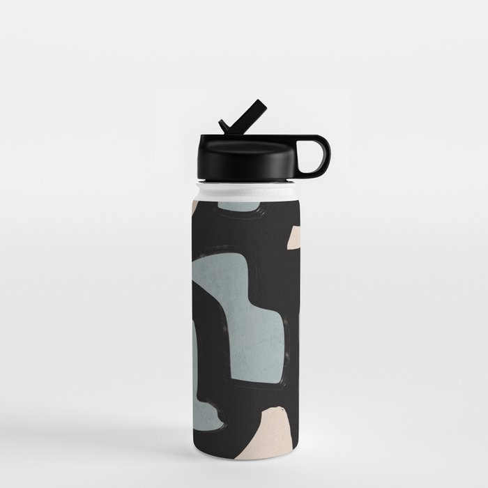 Modern Abstract Minimal Shapes 114 Water Bottle Gallery Image 1