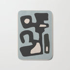 Modern Abstract Minimal Shapes 114 Bath Mat Gallery Image 1