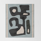 Modern Abstract Minimal Shapes 114 Throw Blanket Gallery Image 2