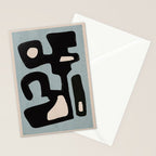 Modern Abstract Minimal Shapes 114 Stationery Card Gallery Image 2
