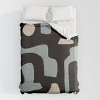 Modern Abstract Minimal Shapes 114 Duvet Cover Gallery Image 6