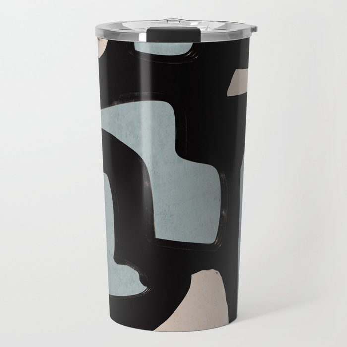Modern Abstract Minimal Shapes 114 Travel Mug Gallery Image 1