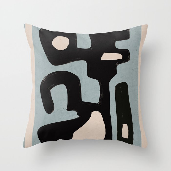 Modern Abstract Minimal Shapes 114 Throw Pillow Gallery Image 6