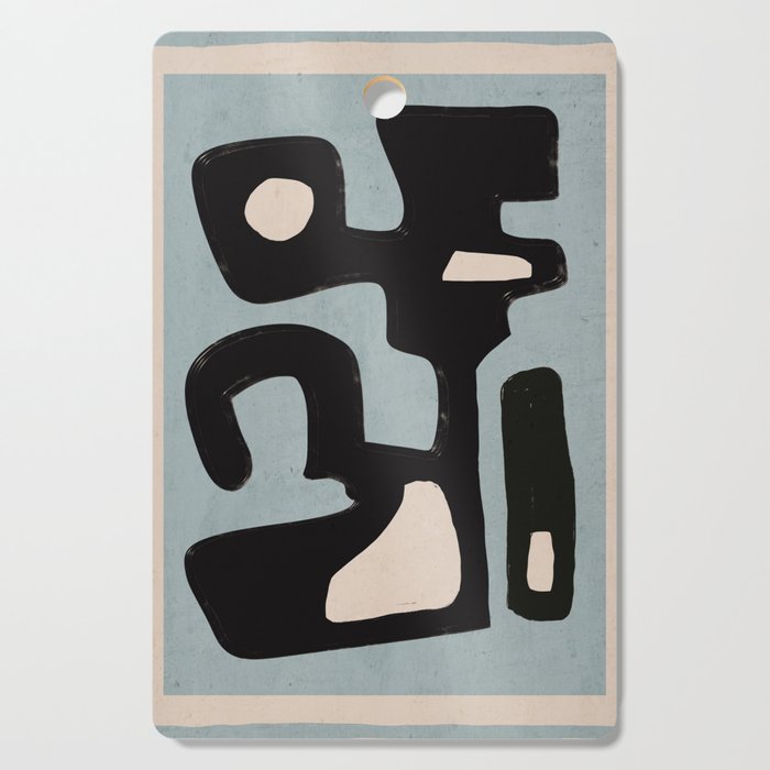 Modern Abstract Minimal Shapes 114 Cutting Board Gallery Image 1